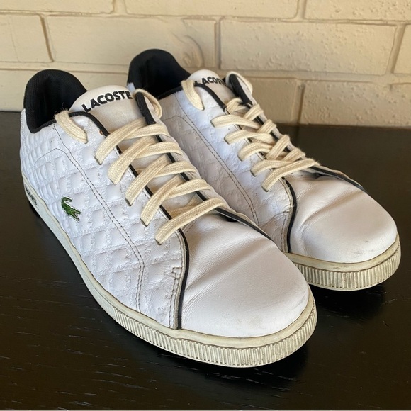 Lacoste Carnaby TR White Quilted Leather Mens Sneakers Shoes Size 13 main image 7